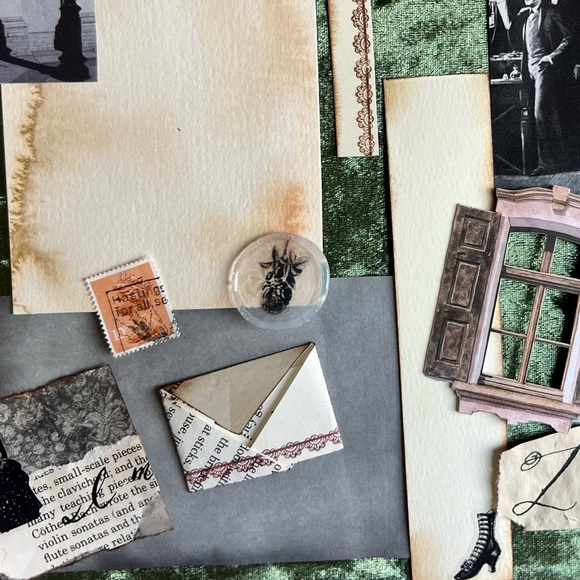 Jack the Ripper Victorian Ephemera Kit – Dark Academia Junk Journal Pack - Picture 3 of 13